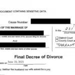 Texas Divorce Decree: The Final Step